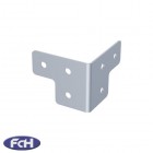 6 Hole L Bracket - 51.2mm x 40mm - Pack of 4